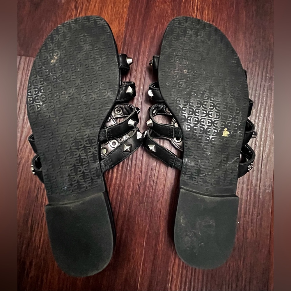 Sam Edelman Beatrice Black Studded Slide Sandals size 8.5 - Picture 9 of 9